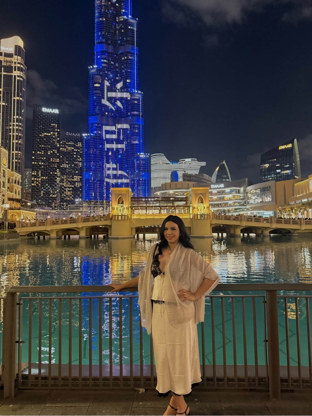Abercrombie & Fitch Cream Dress with Matching Shawl